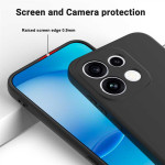 Силиконов гръб с верижка за OPPO Reno 16 Pro 5G - черен - 0