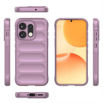 Подсилен силиконов гръб на ленти за OPPO Reno 16 Pro 5G - лилав - 1