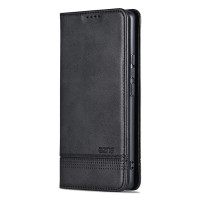 Кожен калъф страничен flip марка AZNS за Samsung Galaxy А17 5G/A26 5G – черен