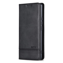 Кожен калъф страничен flip марка AZNS за Samsung Galaxy А17 5G/A26 5G – черен