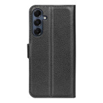 Кожен калъф тип портмоне за Samsung Galaxy А17 5G - черен - 0 Кожен калъф тип портмоне за Samsung Galaxy А17 5G - черен - 0