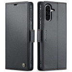 Кожен калъф страничен flip марка CASEME за Samsung Galaxy А17 5G – черен Кожен калъф страничен flip марка CASEME за Samsung Galaxy А17 5G – черен