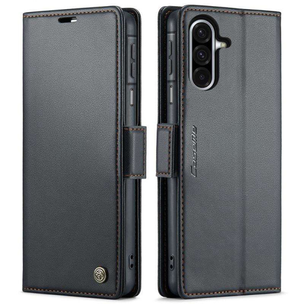 Кожен калъф страничен flip марка CASEME за Samsung Galaxy А17 5G – черен Кожен калъф страничен flip марка CASEME за Samsung Galaxy А17 5G – черен