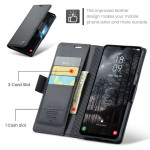 Кожен калъф страничен flip марка CASEME за Samsung Galaxy А17 5G – черен - 2 Кожен калъф страничен flip марка CASEME за Samsung Galaxy А17 5G – черен - 2