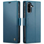 Кожен калъф страничен flip марка CASEME за Samsung Galaxy А17 5G – син Кожен калъф страничен flip марка CASEME за Samsung Galaxy А17 5G – син