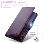 Кожен калъф страничен flip марка CASEME за Samsung Galaxy А17 5G – лилав - 3 Кожен калъф страничен flip марка CASEME за Samsung Galaxy А17 5G – лилав - 3