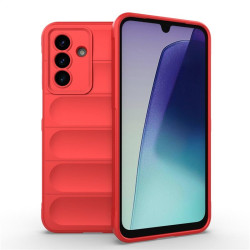 Подсилен силиконов гръб на ленти за Samsung Galaxy А17 5G - червен