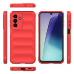 Подсилен силиконов гръб на ленти за Samsung Galaxy А17 5G - червен - 1