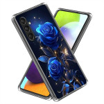 Силиконов гръб за Samsung Galaxy A26 5G - сини рози