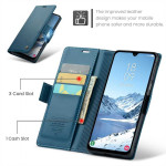 Кожен калъф страничен flip марка CASEME за Samsung Galaxy A26 5G – син - 1 Кожен калъф страничен flip марка CASEME за Samsung Galaxy A26 5G – син - 1
