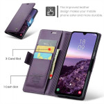Кожен калъф страничен flip марка CASEME за Samsung Galaxy A26 5G – лилав - 1 Кожен калъф страничен flip марка CASEME за Samsung Galaxy A26 5G – лилав - 1