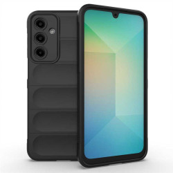 Подсилен силиконов гръб на ленти за Samsung Galaxy A26 5G - черен