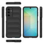 Подсилен силиконов гръб на ленти за Samsung Galaxy A26 5G - черен - 2