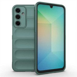 Подсилен силиконов гръб на ленти за Samsung Galaxy A26 5G - зелен