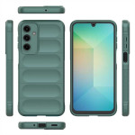 Подсилен силиконов гръб на ленти за Samsung Galaxy A26 5G - зелен - 2