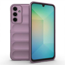 Подсилен силиконов гръб на ленти за Samsung Galaxy A26 5G - лилав