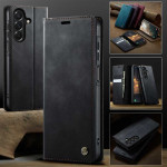 Кожен калъф страничен flip марка CASEME за Samsung Galaxy A27 5G – черен Кожен калъф страничен flip марка CASEME за Samsung Galaxy A27 5G – черен