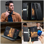 Кожен калъф страничен flip марка CASEME за Samsung Galaxy A27 5G – черен - 1 Кожен калъф страничен flip марка CASEME за Samsung Galaxy A27 5G – черен - 1