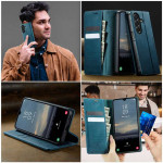 Кожен калъф страничен flip марка CASEME за Samsung Galaxy A27 5G – тюркоазен - 0 Кожен калъф страничен flip марка CASEME за Samsung Galaxy A27 5G – тюркоазен - 0