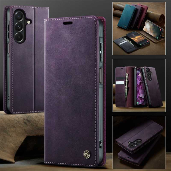 Кожен калъф страничен flip марка CASEME за Samsung Galaxy A27 5G – лилав Кожен калъф страничен flip марка CASEME за Samsung Galaxy A27 5G – лилав