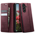 Кожен калъф страничен flip марка CASEME за Samsung Galaxy A27 5G – винено червен - 3 Кожен калъф страничен flip марка CASEME за Samsung Galaxy A27 5G – винено червен - 3