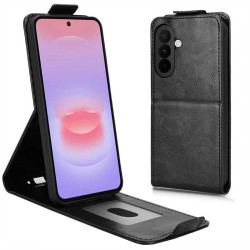 Кожен калъф flip за Samsung Galaxy A27 5G - черен