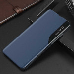 Тънък кожен калъф тип портмоне с прозорче за Samsung Galaxy A27 5G – тъмно син - 0 Тънък кожен калъф тип портмоне с прозорче за Samsung Galaxy A27 5G – тъмно син - 0