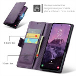 Кожен калъф страничен flip марка CASEME за Samsung Galaxy A36 5G – лилав - 0 Кожен калъф страничен flip марка CASEME за Samsung Galaxy A36 5G – лилав - 0