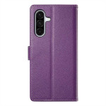 Кожен калъф тип портмоне за Samsung Galaxy A36 5G - лилав - 2 Кожен калъф тип портмоне за Samsung Galaxy A36 5G - лилав - 2