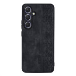 Силиконов гръб с покритие от кожа марка AZNS за Samsung Galaxy A37 5G - черен - 0