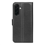 Кожен калъф тип портмоне за Samsung Galaxy A37 5G - черен - 2