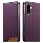 Калъф тип портмоне марка DIERFENG за Samsung Galaxy A37 5G - лилав