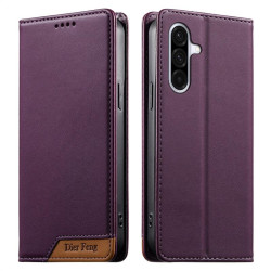Калъф тип портмоне марка DIERFENG за Samsung Galaxy A37 5G - лилав