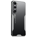 Алуминиев гръб за Samsung Galaxy A37 5G - черен със сребриста рамка