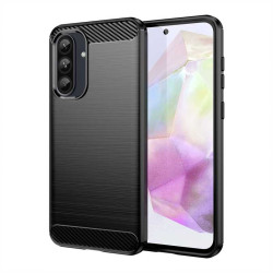 Силиконов гръб Rugged Armor за Samsung Galaxy A37 5G - черен