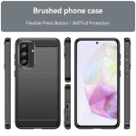 Силиконов гръб Rugged Armor за Samsung Galaxy A37 5G - черен - 1