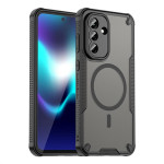 Силиконов гръб с MAGSAFE магнит за Samsung Galaxy A37 5G - черна рамка
