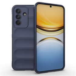 Подсилен силиконов гръб на ленти за Samsung Galaxy A37 5G - тъмно син