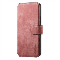 Кожен калъф страничен flip марка CaseNeo за Samsung Galaxy A56 5G – розов