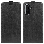 Кожен калъф flip за Samsung Galaxy A36 5G/A56 5G - черен Кожен калъф flip за Samsung Galaxy A36 5G/A56 5G - черен