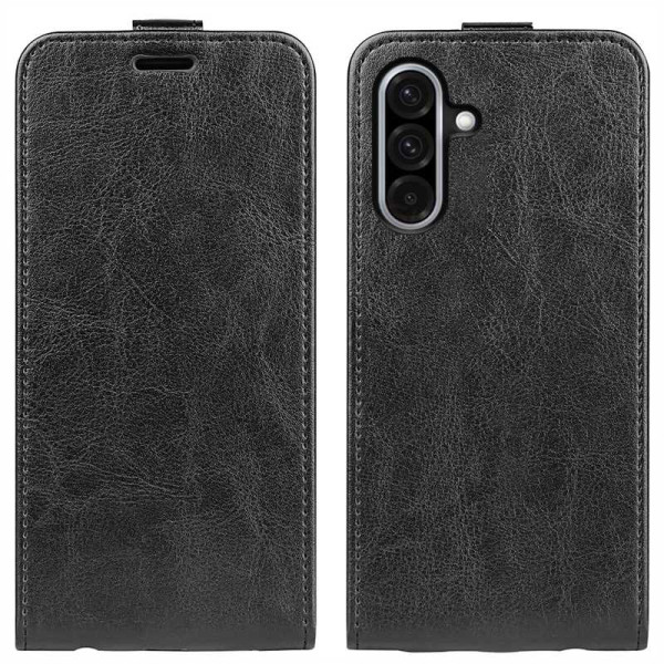 Кожен калъф flip за Samsung Galaxy A36 5G/A56 5G - черен Кожен калъф flip за Samsung Galaxy A36 5G/A56 5G - черен