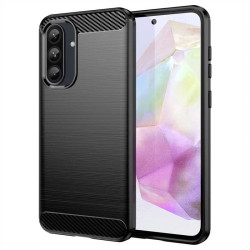 Силиконов гръб Rugged Armor за Samsung Galaxy A36 5G/A56 5G - черен