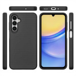 Хибриден гръб за Samsung Galaxy A36 5G/A56 5G - черен - 1
