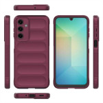 Подсилен силиконов гръб на ленти за Samsung Galaxy A36 5G/A56 5G - винено червен - 1