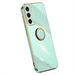 Силиконов гръб със стойка тип пръстен марка XINLI за Samsung Galaxy A56 5G - зелен