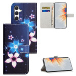Калъф тип портмоне за Samsung Galaxy А57 5G - две цветя - 1 Калъф тип портмоне за Samsung Galaxy А57 5G - две цветя - 1