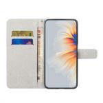 Калъф тип портмоне за Samsung Galaxy А57 5G - две цветя - 3 Калъф тип портмоне за Samsung Galaxy А57 5G - две цветя - 3
