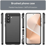 Силиконов гръб Rugged Armor за Samsung Galaxy А57 5G - черен - 2