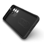 Подсилен силиконов гръб на ленти за Samsung Galaxy А57 5G - черен - 0