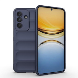 Подсилен силиконов гръб на ленти за Samsung Galaxy А57 5G - тъмно син